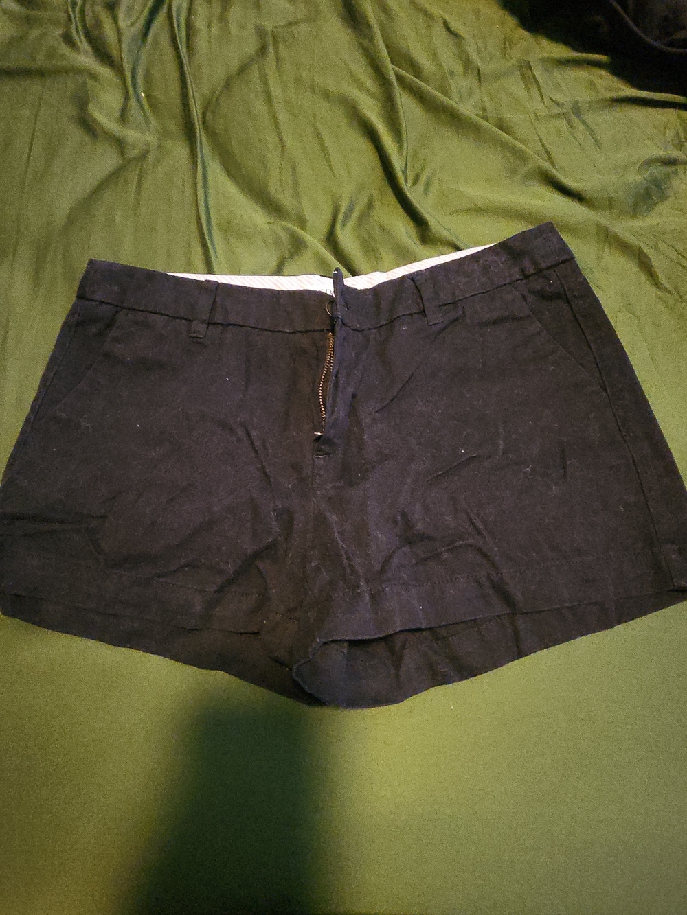 Merona Black Chino Shorts Casual Summer Shorts Size 8